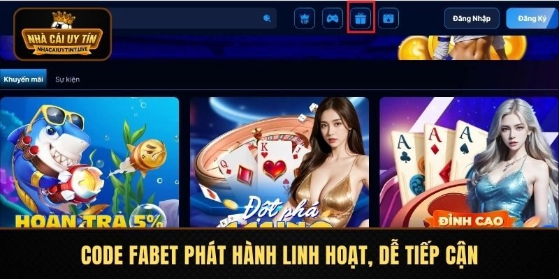 Code FABET phát hành linh hoạt, dễ tiếp cận Code FABET phát hành linh hoạt, dễ tiếp cận