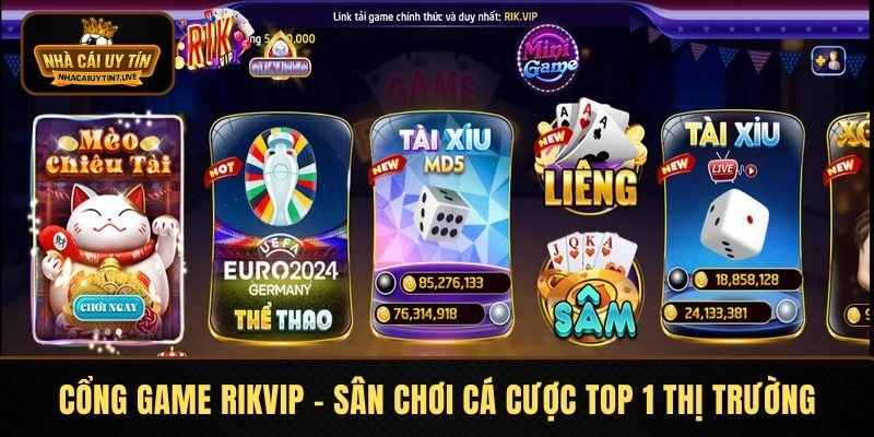 Cổng Game RIKVIP - Sân Chơi Cá Cược Top 1 Thị Trường